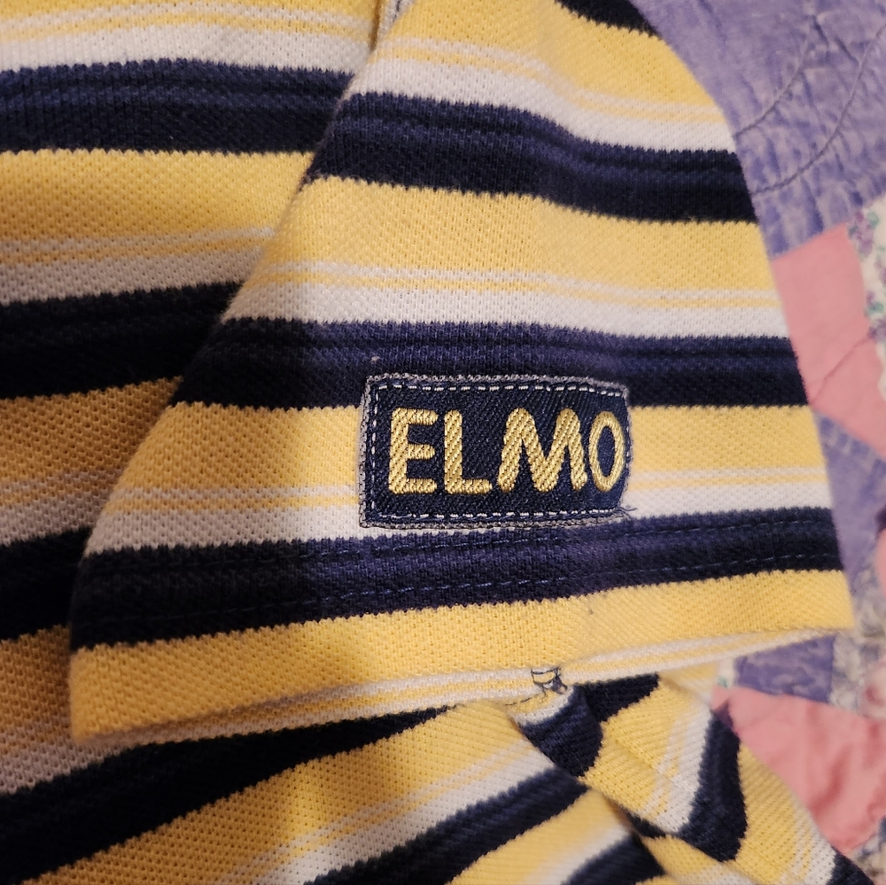 Sesame Street Elmo Toddler shirt with overall loops